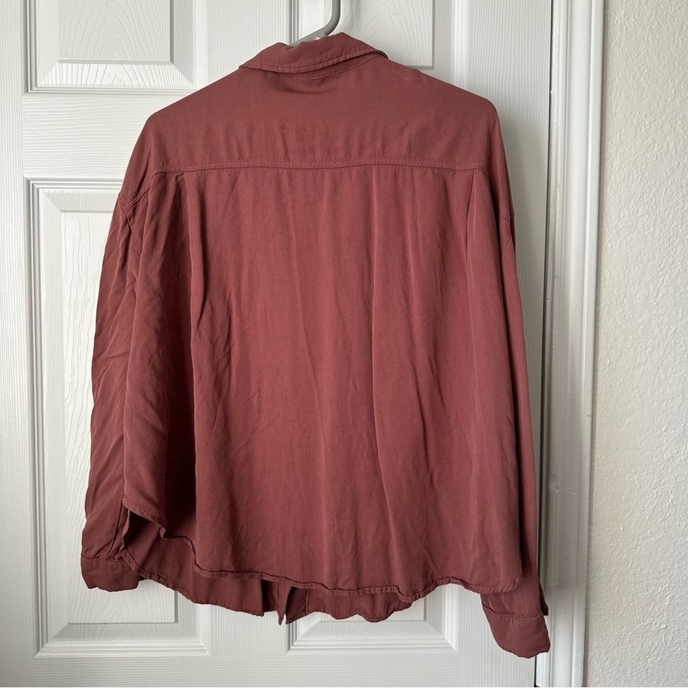 Vine & Love Button Up Blouse Medium - Picture 3 of 3